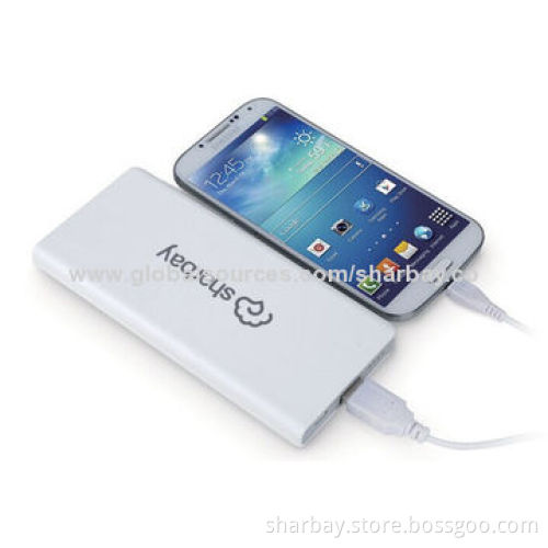 10,000mAh Power banks for tablet PC, phones, with lithium polymer battery, FCC, RoHS & CE marks